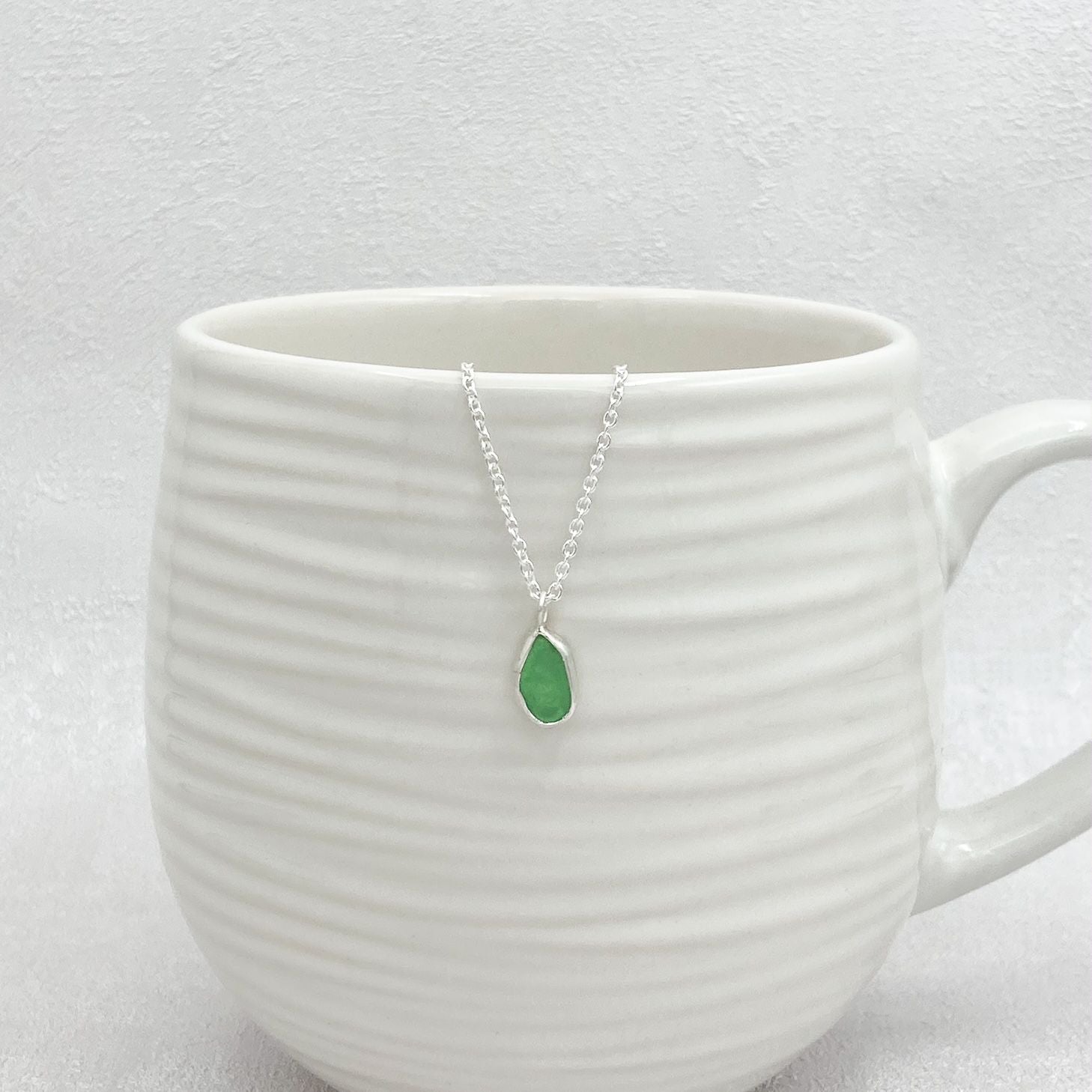 tiny-sea-glass-necklace-handmade-gift-for-her