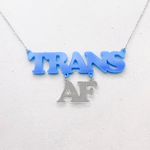 trans af necklace transgender jewellery