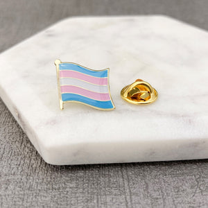 transgender gift set flag pin