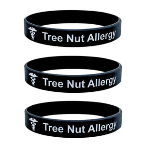 tree nut allergy wristband set