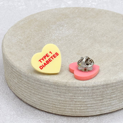type 1 diabetes awareness pin gift idea