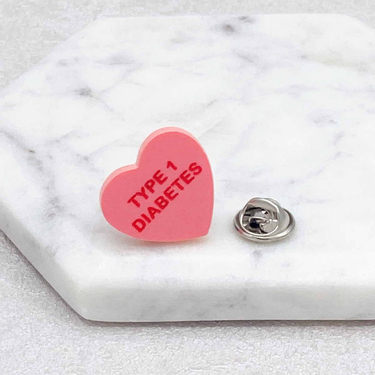 type 1 diabetes awareness pin medic badge
