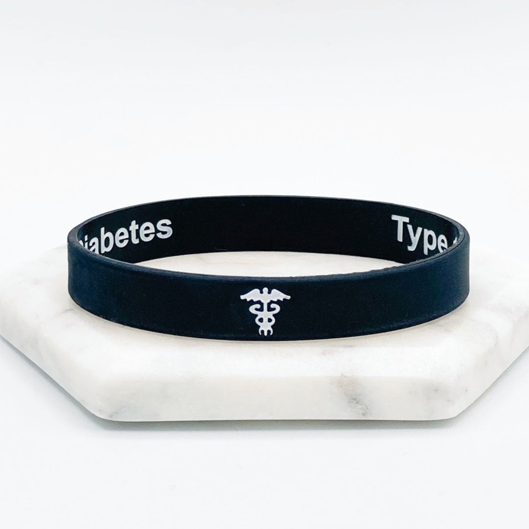 Medical Alert Bracelet Diabetic Diabetes Type 1 2 Stainless Steel Curb  Silver | eBay
