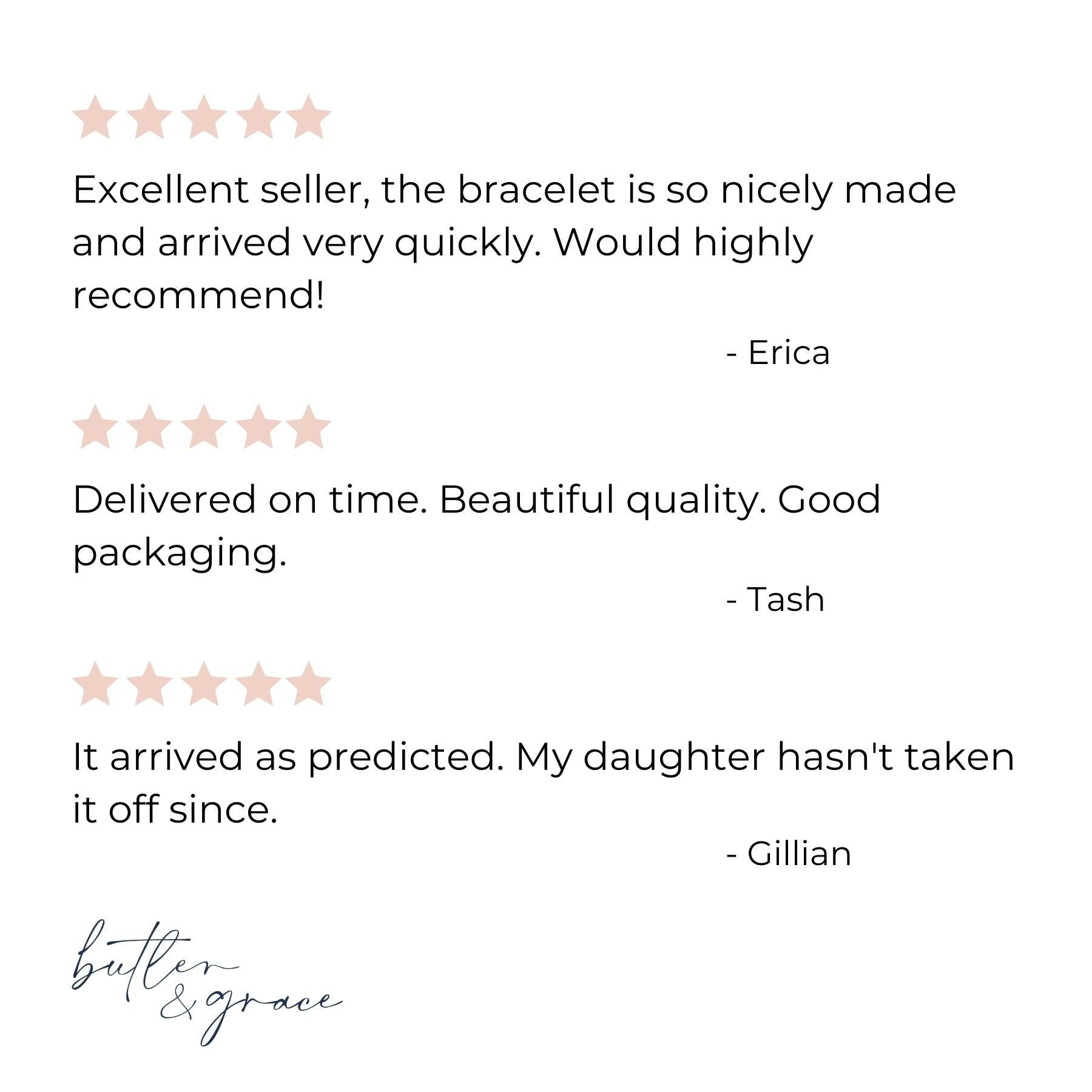 unique personalised bracelet for her review uk