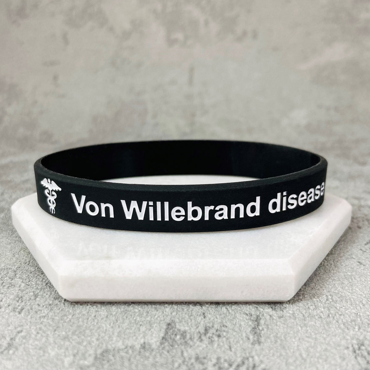 unisex blood disorder wristband silicone band