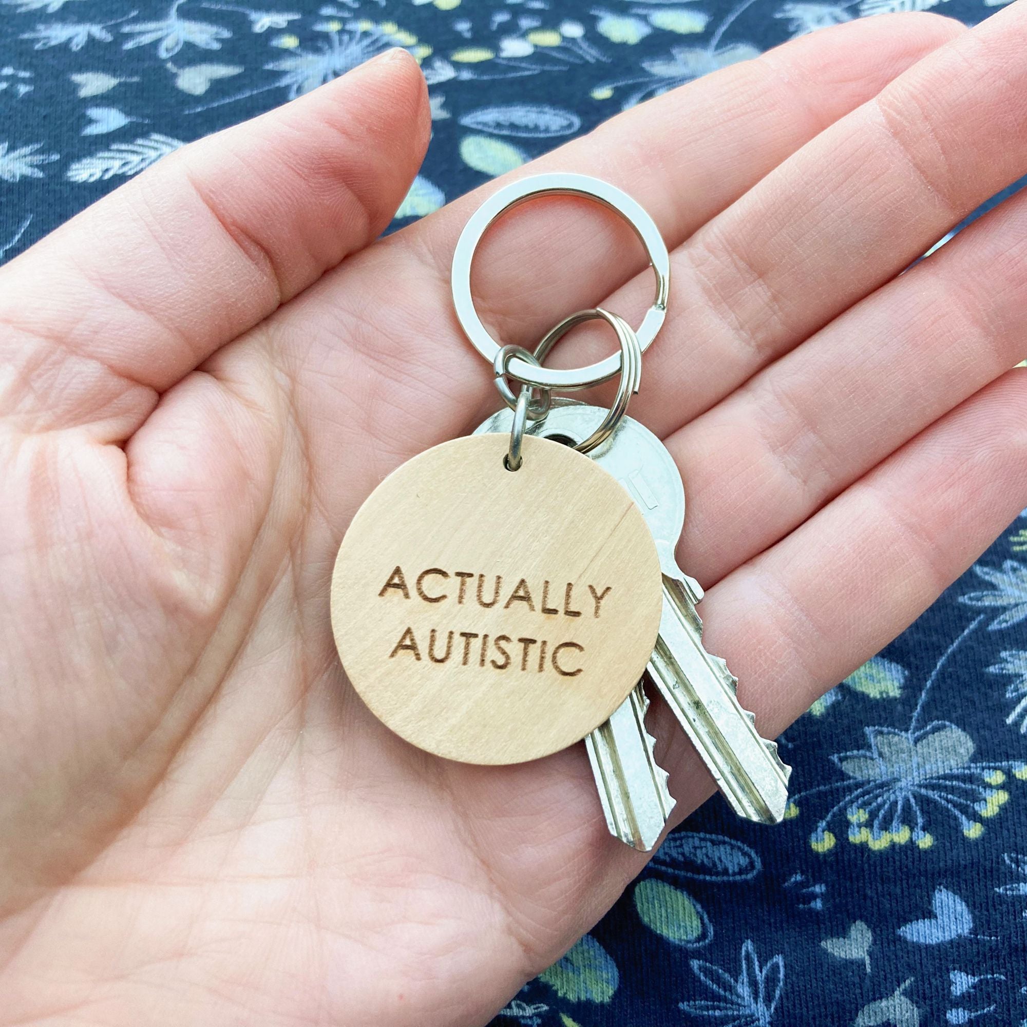 actually autistic keychain asd autism uk