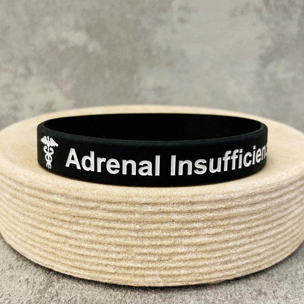 adrenal insufficiency wristbands black