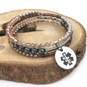 arthritis bracelet for women earth tones brown