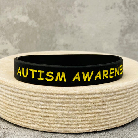 autism awareness wristband black autistic