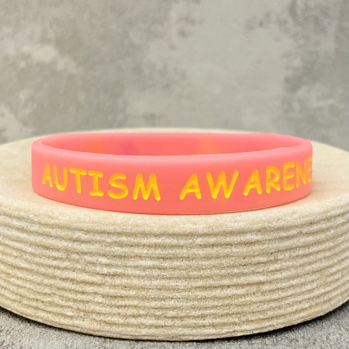 autism awareness wristband pink autistic gift