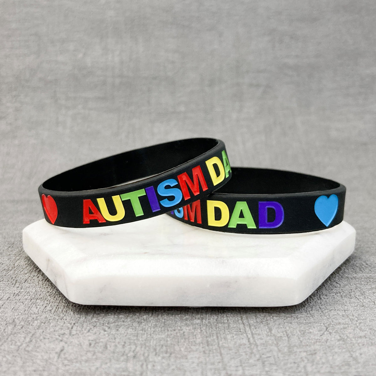 autism dad wristband son daughter gift