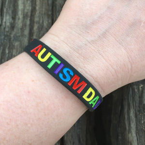 autism dad wristband son daughter silicone band