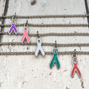 awareness ribbon bracelet ladies charm