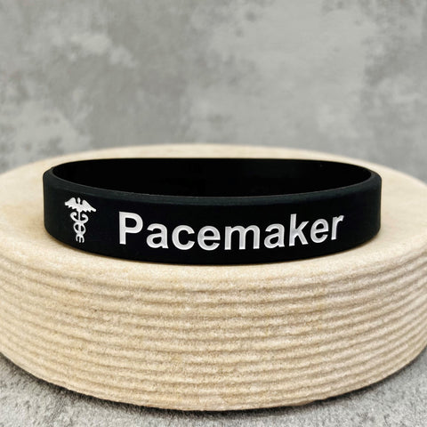 casual pacemaker wristband medical alert band