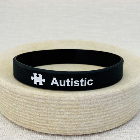 casual unisex wristband for autism medical alert