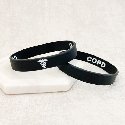 copd medical bracelet hidden message