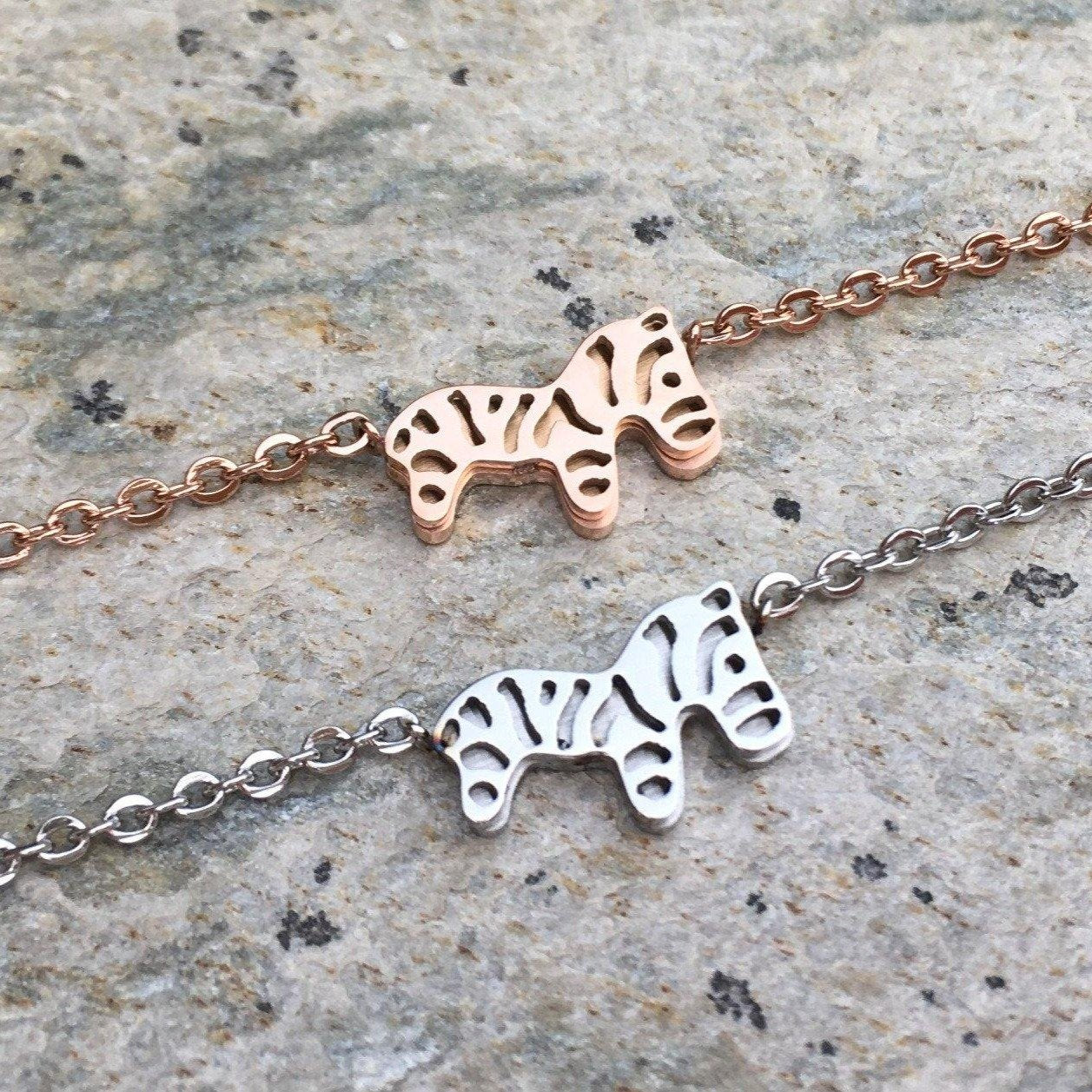 eds awareness anklet rose gold silver