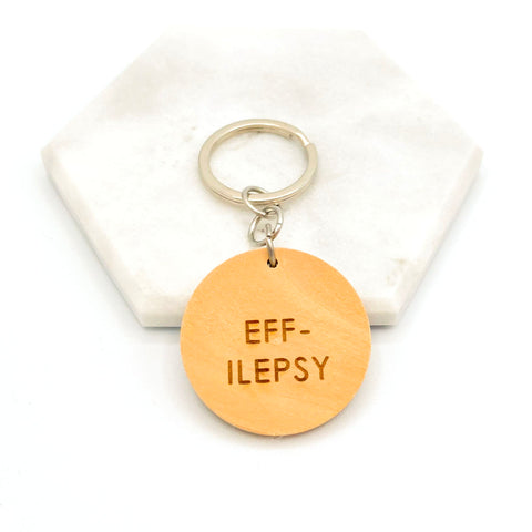 epilepsy swear keychain gift uk