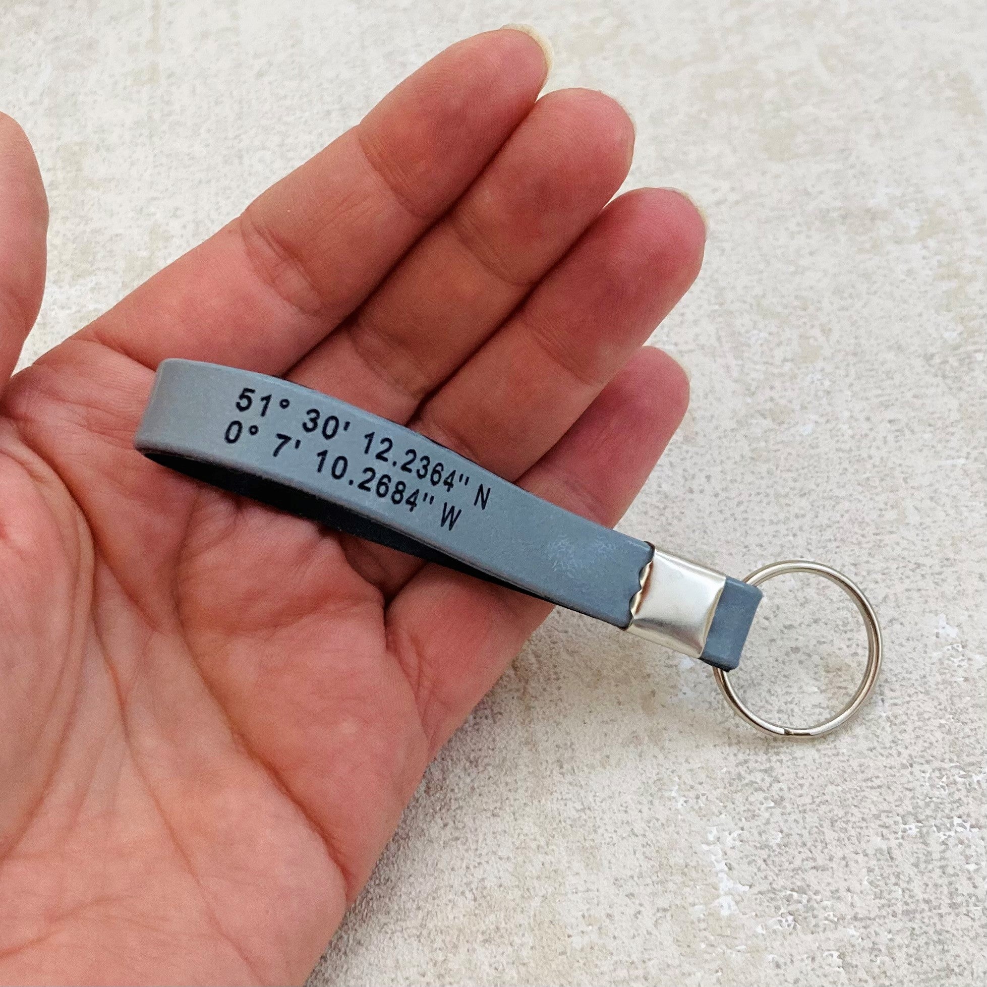 Latitude deals longitude keychain