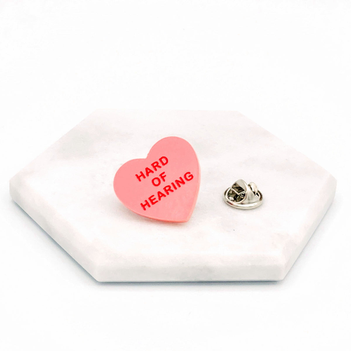 hard of hearing pin gift loss