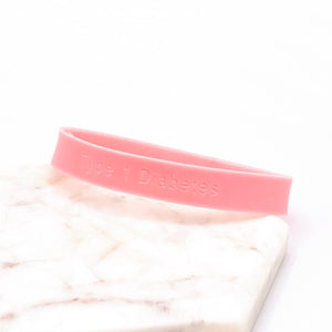 hidden message medical wristband pink inside engraving discrete