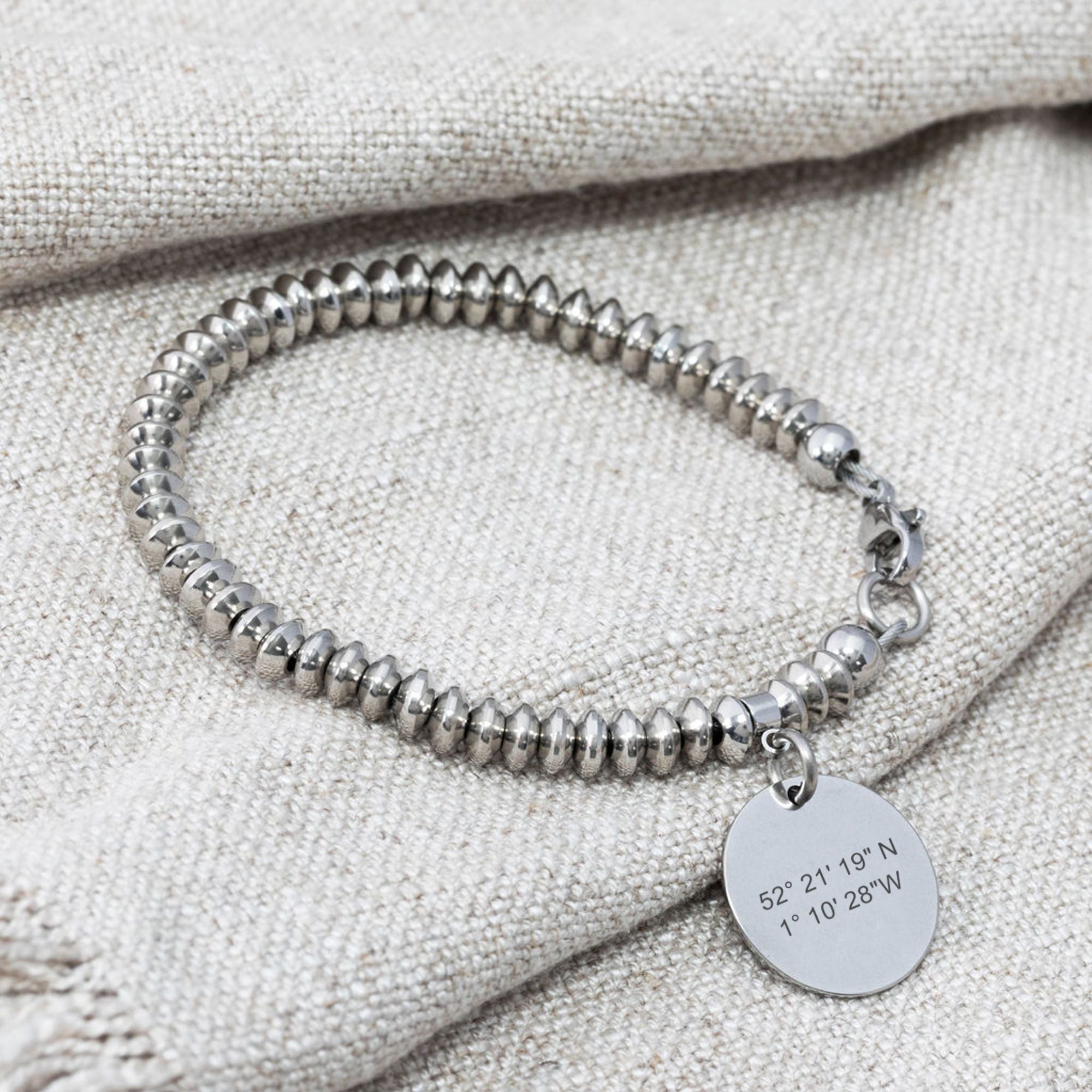 ladies grid coordinates charm bracelet chunky pretty