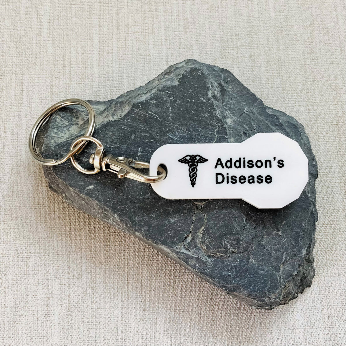 medical alert trolley keychains acrylic