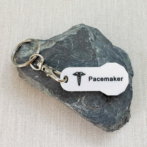 medical alert trolley keychains pacemaker