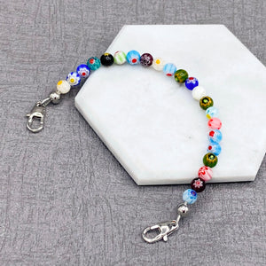 medical bracelet replacement beads millefiori uk