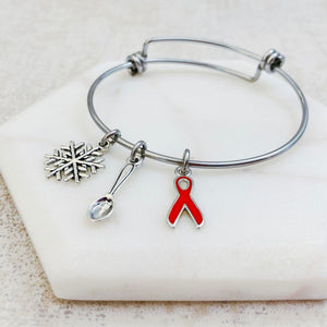 multiple sclerosis support bracelet charm bangle