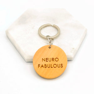 neurofabulous key ring autism gift uk