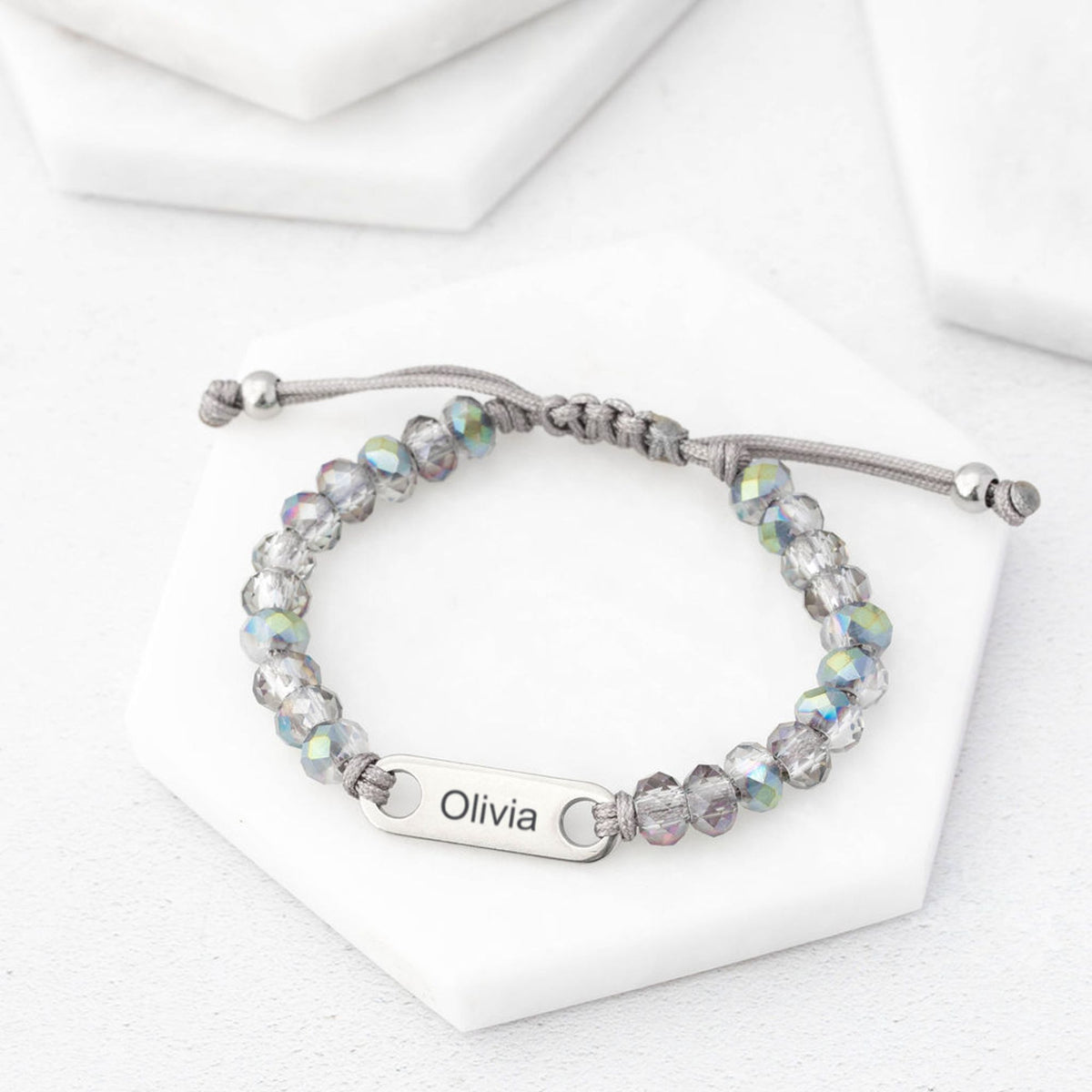 personalised bracelet for girls adjustable pretty delicate