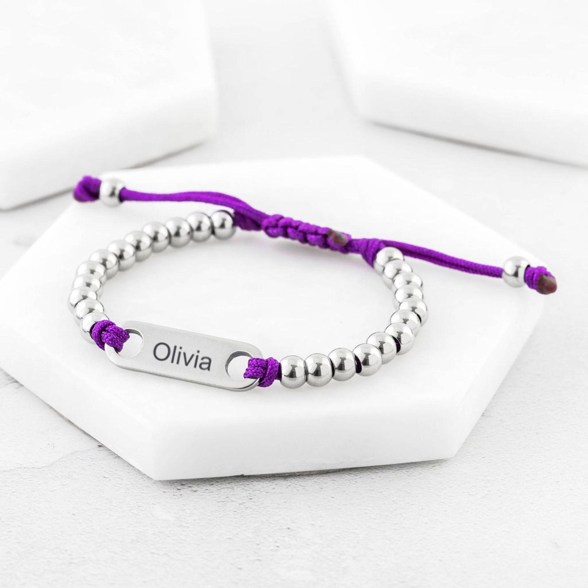 personalised bracelet for women friendship cord