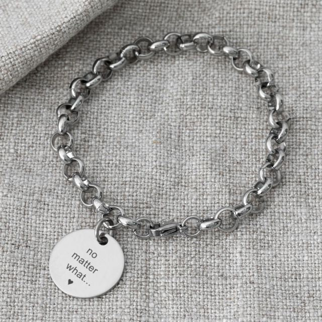 personalised charm bracelet for women bridesmaid gift