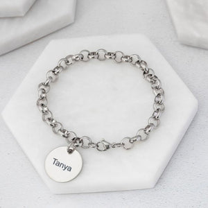 personalised charm bracelet for women graduation gift