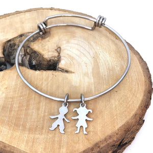personalised family charm bracelet mothers day