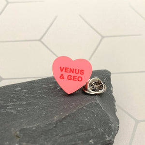 personalised heart pin for her women ladies