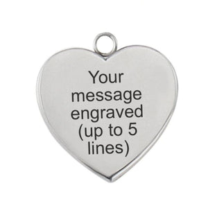 personalised pendant necklace for women valentines gift