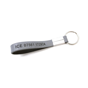 personalised special message keychain silicone