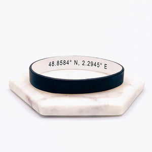 secret message wristband gps coordinates gift uk