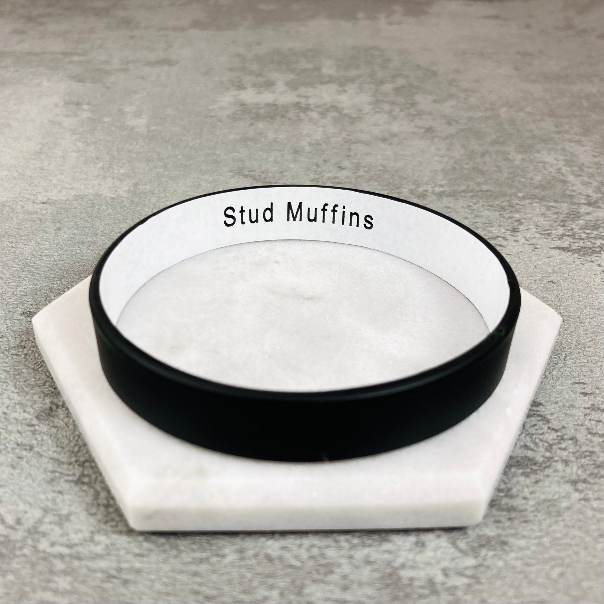 Secret Message Wristband Personalised Black White Butler and