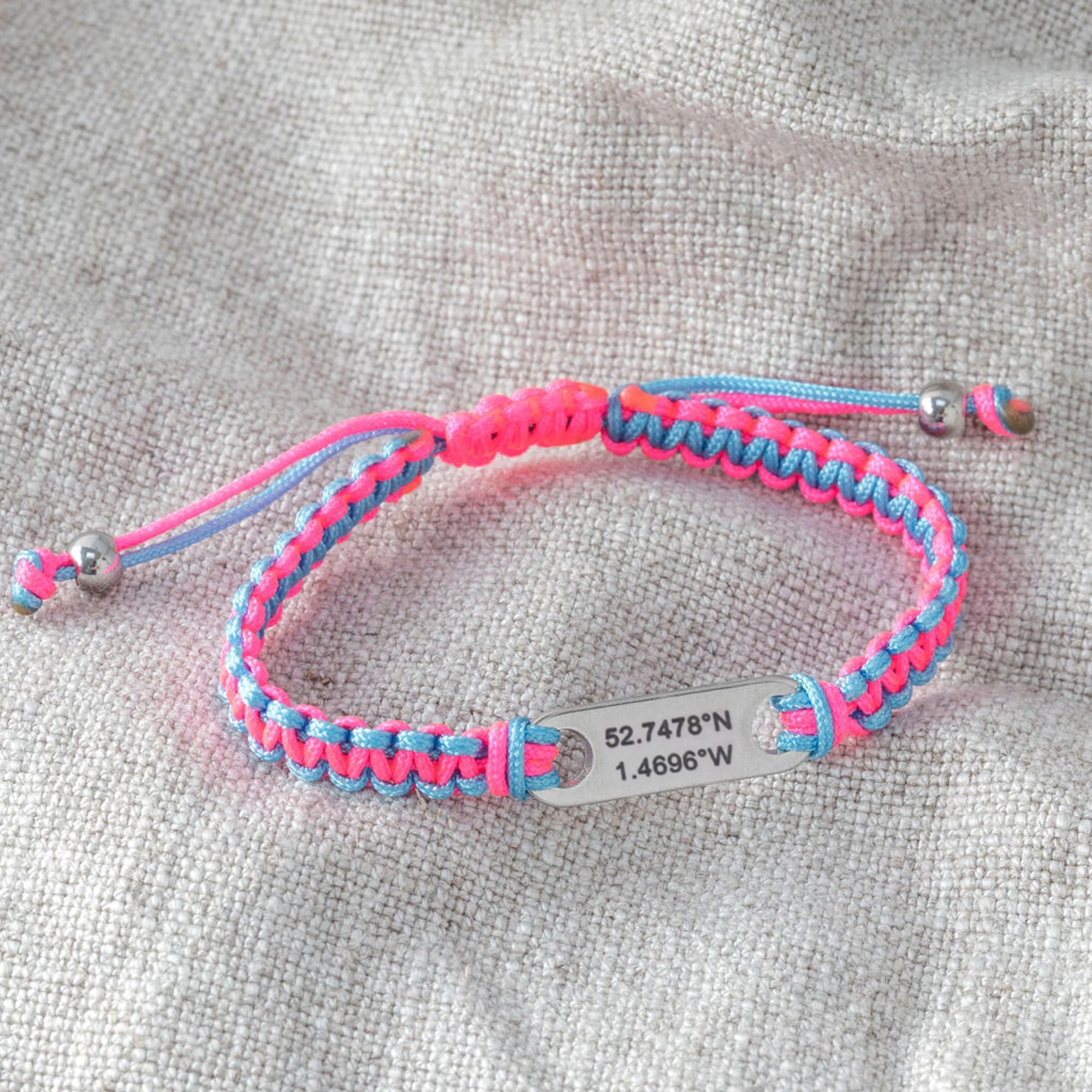 special coordinates couples bracelets gift pretty