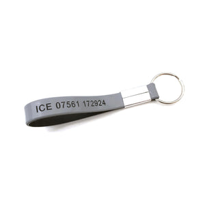 stylish special message keychain silicone