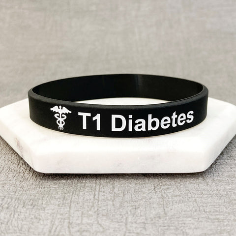 t1 diabetes medical alert wristband diabetic