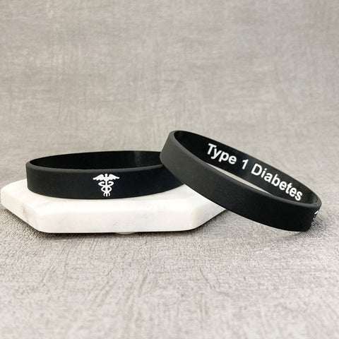 type 1 diabetes medical bracelet hidden message